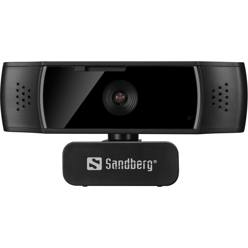 Sandberg USB Autofocus DualMic webcam 2,07 MP 1920 x 1080 pixels USB 2.0 Noir