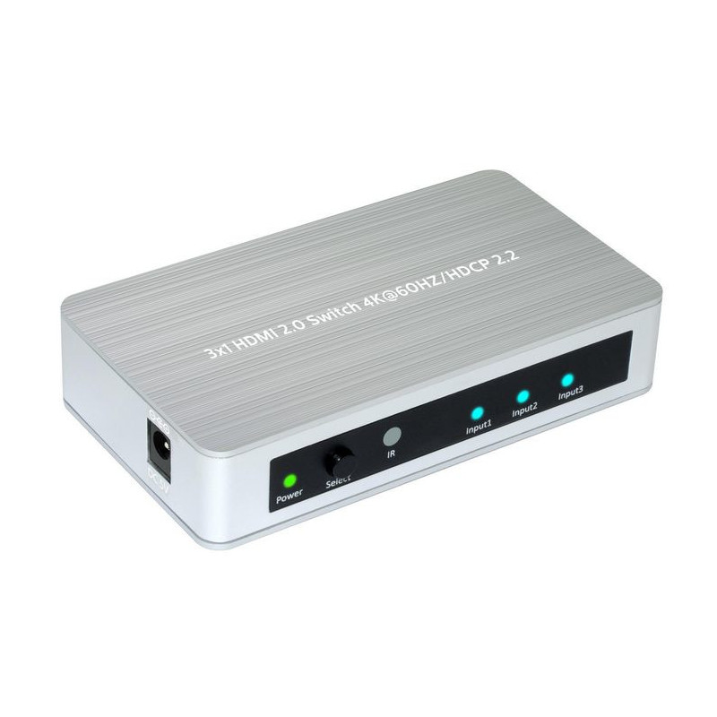 Microconnect MC-HMSW301B commutateur vidéo HDMI