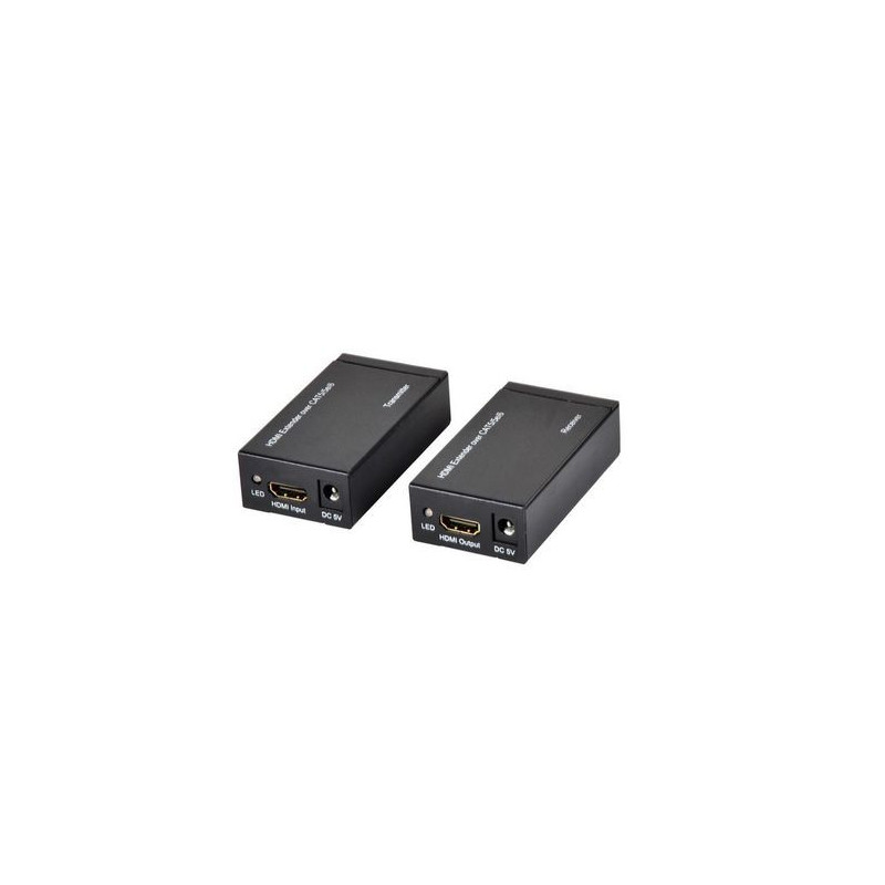 Microconnect MC-HM-ET06 extension audio/video Émetteur et récepteur AV Noir
