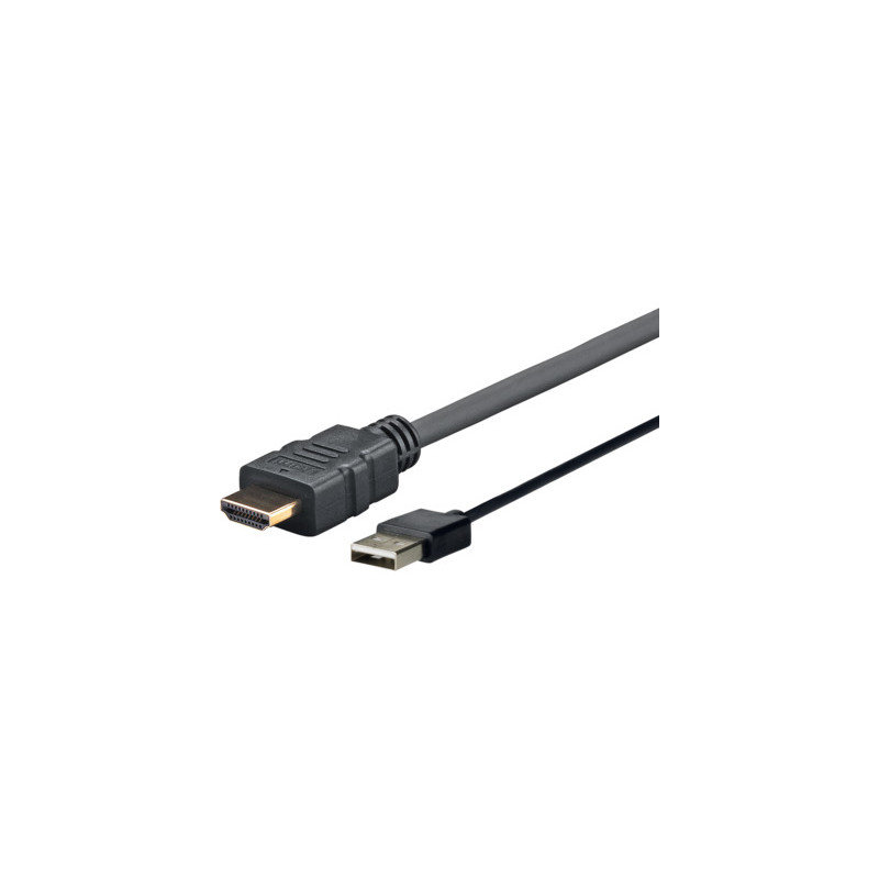 Vivolink PROHDMIUSB3 câble vidéo et adaptateur 3 m HDMI USB Type-A Noir