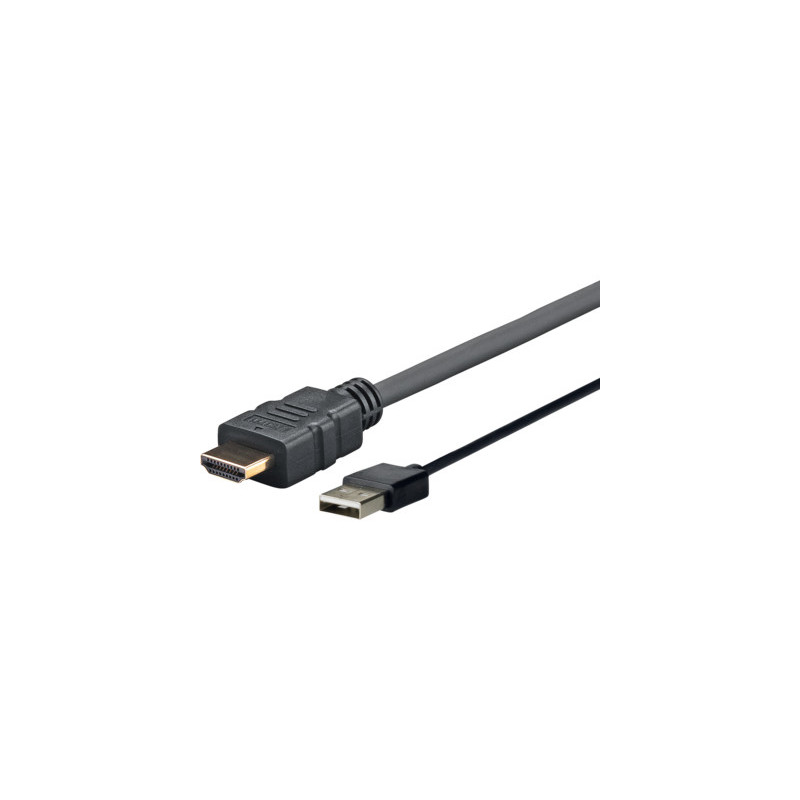 Vivolink PROHDMIUSB2 câble vidéo et adaptateur 2 m HDMI USB Type-A Noir