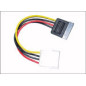 Microconnect SATA Power 4pin-15pin 0,2 m