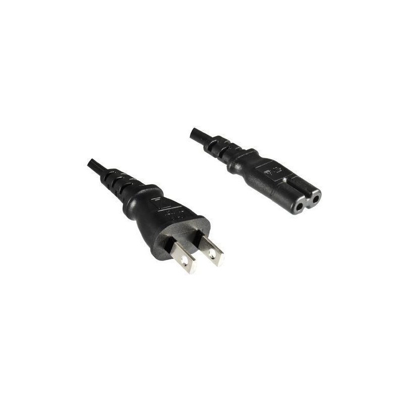 Microconnect PE030718JAPAN câble électrique Noir 1,8 m Prise d'alimentation type A Coupleur C7