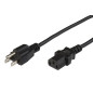 Microconnect PE110420SJT-IT câble électrique Noir 2 m Prise d'alimentation type B Coupleur C13