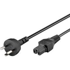 Microconnect PE130418 câble électrique Noir 1,8 m Coupleur C15 IEC 320