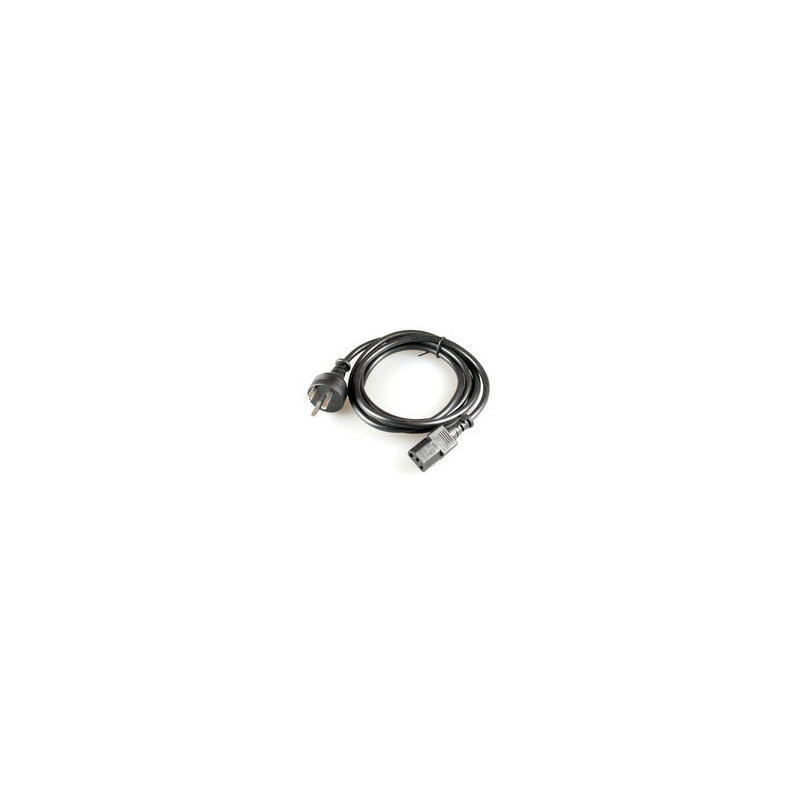 Microconnect PE120418 câble électrique Noir 1,8 m Prise d'alimentation type K Coupleur C13