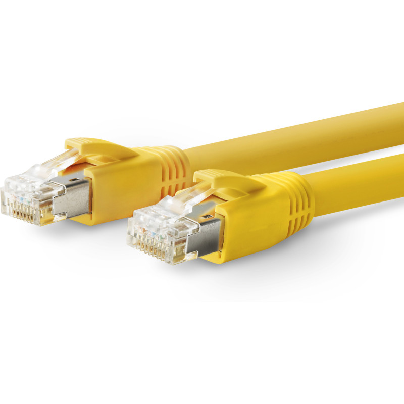 Vivolink PROCAT60 câble de réseau Jaune 60 m Cat6a F/FTP (FFTP)