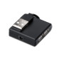 Microconnect MC-USB2.0HUB4P hub & concentrateur USB 2.0 400 Mbit/s Noir