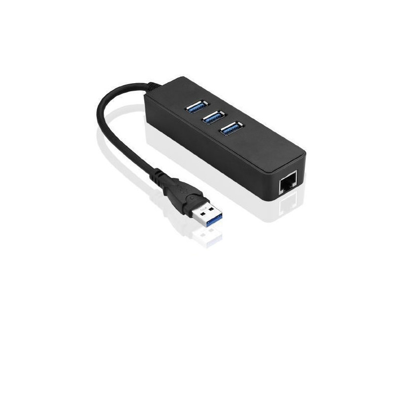 Microconnect MC-USB3.0HUBWETH hub & concentrateur USB 3.2 Gen 1 (3.1 Gen 1) Type-A Noir