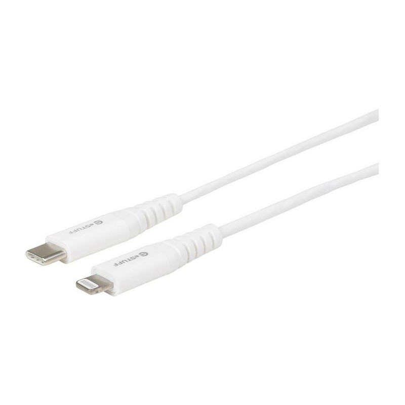 eSTUFF ES602301 câble USB 2 m USB 2.0 USB C Lightning Blanc