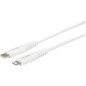 eSTUFF ES602301 câble USB 2 m USB 2.0 USB C Lightning Blanc