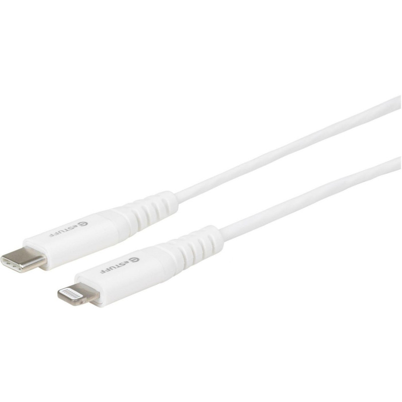 eSTUFF ES602021 câble Lightning 1 m Blanc