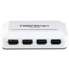 Trendnet TU3-H4 hub & concentrateur 5000 Mbit/s Blanc