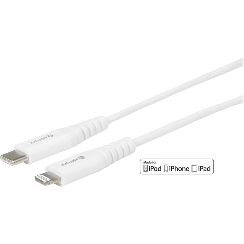 eSTUFF USB-C Lightning Cable MFI 1m Blanc