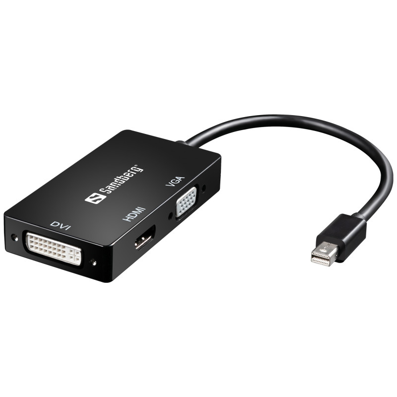 Sandberg Adapter MiniDPHDMI+DVI+VGA