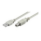 Microconnect USBAB5-LSZH câble USB 5 m USB 2.0 USB A USB B Gris
