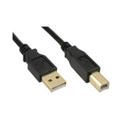 Microconnect 3m USB2.0 A-B M-M câble USB USB A USB B Noir