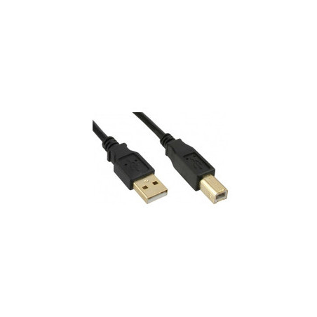 Microconnect 3m USB2.0 A-B M-M câble USB USB A USB B Noir