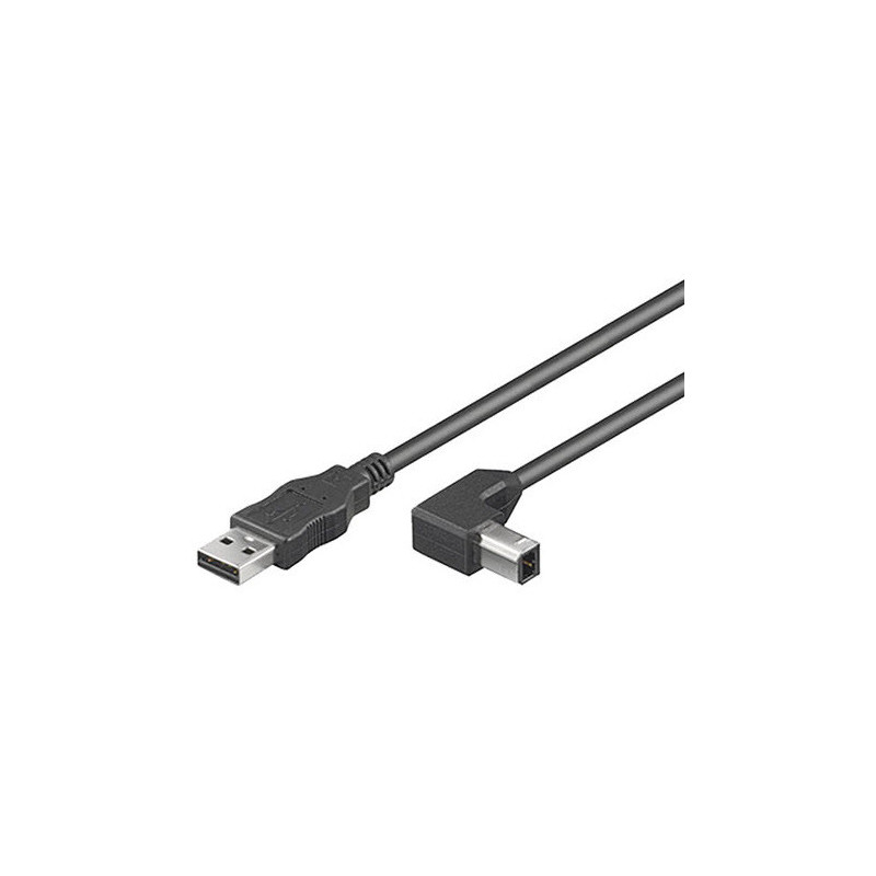 Microconnect 3m USB2.0 A-B câble USB USB A USB B Noir