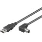 Microconnect 3m USB2.0 A-B câble USB USB A USB B Noir