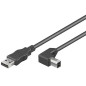 Microconnect 2m USB2.0 A-B câble USB USB A USB B Noir