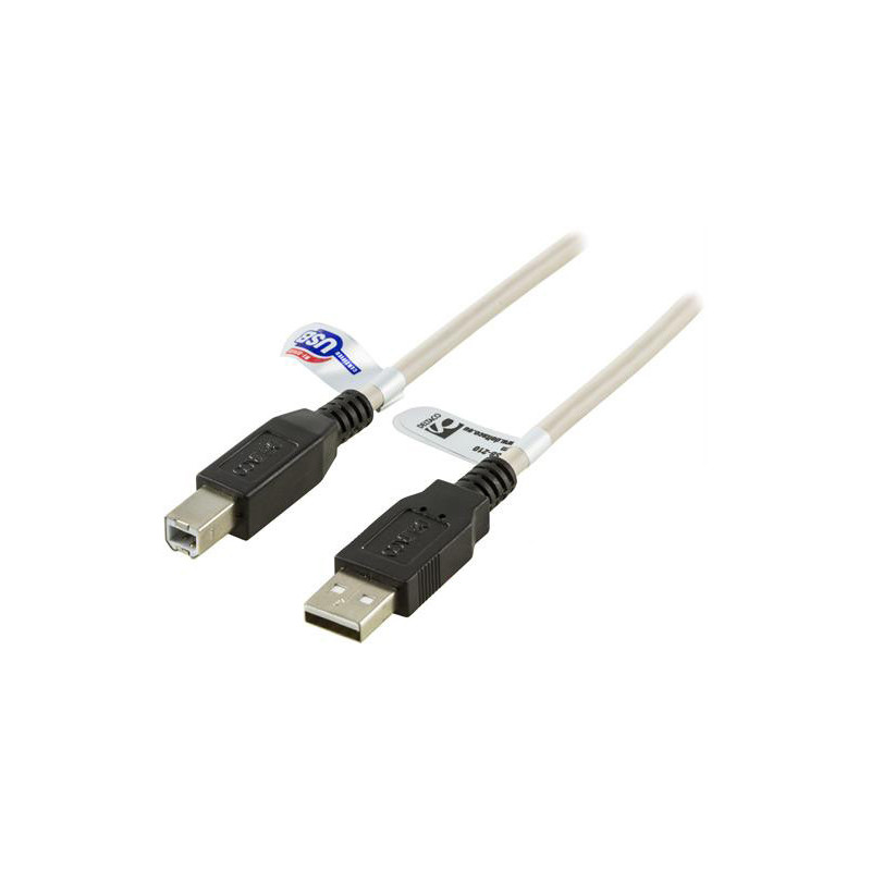 MicroConnect USB2.0 A-B, 1m, M-M