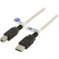 MicroConnect USB2.0 A-B, 1m, M-M