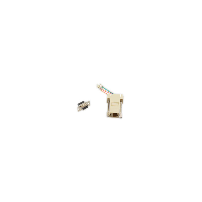 Microconnect SAD008 changeur de genre de câble RJ45 F DB9 F Beige