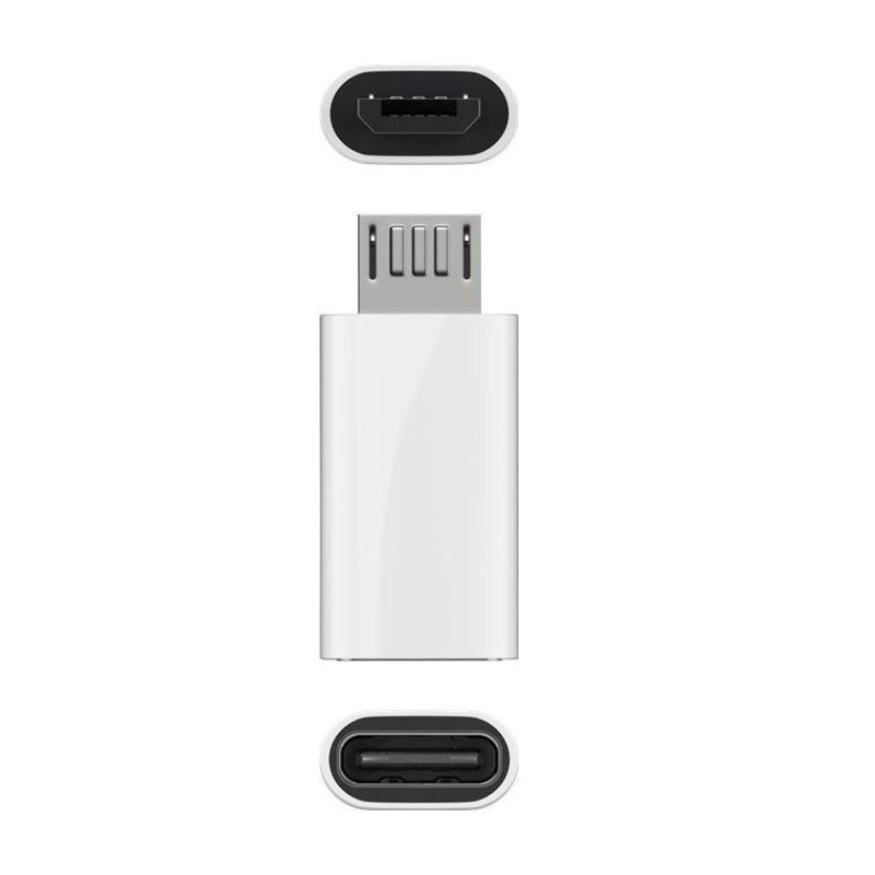 Microconnect USBMICROUSBC changeur de genre de câble USB 2.0 Micro-B USB C Blanc