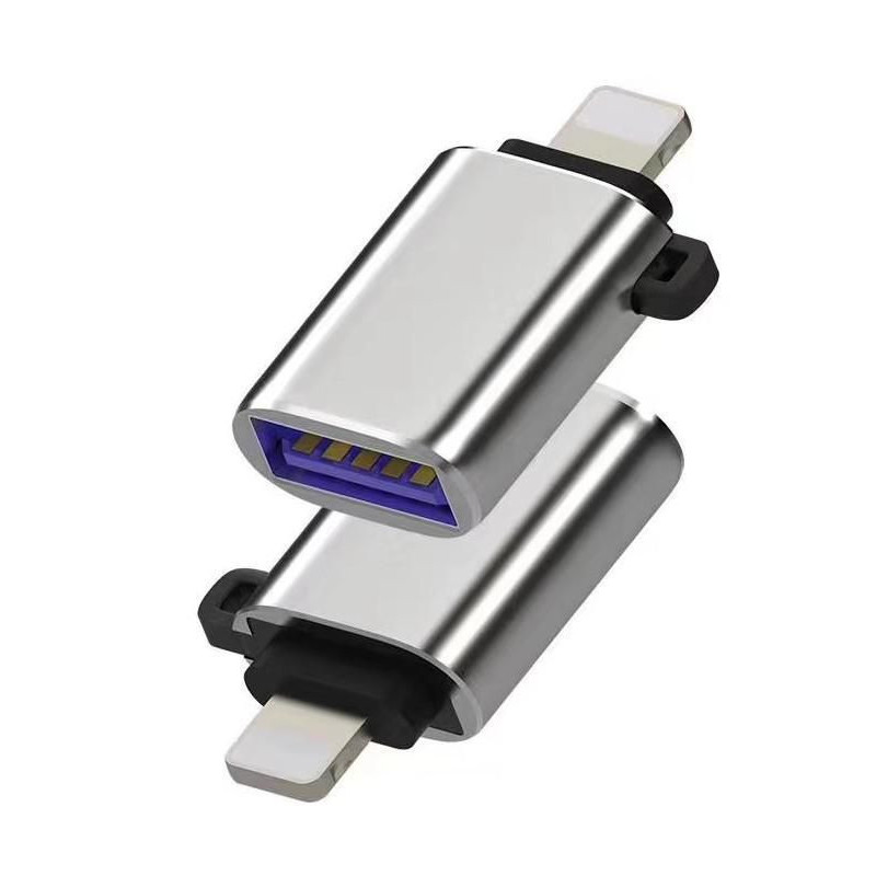 Microconnect MC-LIGHTUSB3 changeur de genre de câble Lightning USB A Argent
