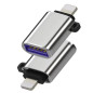 Microconnect MC-LIGHTUSB3 changeur de genre de câble Lightning USB A Argent