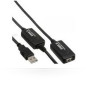 Microconnect 25m, USB2.0 - USB2.0 câble USB USB A Noir