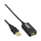 MicroConnect Active USB2.0 Extension, 20m, A-A, Male - Female