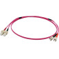 Microconnect FIB122007-4 câble de fibre optique 7 m SC/UPC ST/UPC OM4 Violet