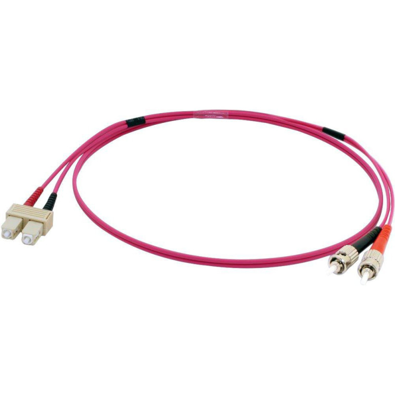 Microconnect FIB122005-4 câble de fibre optique 5 m SC/UPC ST/UPC OM4 Violet