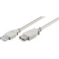 Microconnect USBAAF03 câble USB 0,3 m USB 2.0 USB A Gris