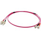 Microconnect FIB122003-4 câble de fibre optique 3 m SC/UPC ST/UPC OM4 Violet