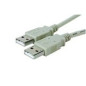Microconnect USB 2.0 A-A 5m M-M câble USB USB A Gris