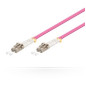 Microconnect 25m, LC/UPC-LC/UPC câble de fibre optique OM4 Violet