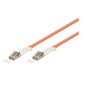 Microconnect 200m LC/PC-LC/PC câble de fibre optique LC/PC OM1 Orange