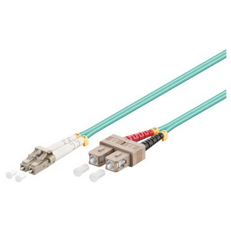 Microconnect FIB422050 câble de fibre optique 50 m LC/UPC SC/UPC OM3 Turquoise
