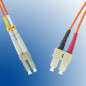 Microconnect LC/PC-SC/PC 15m 50/125 MM câble de fibre optique Orange