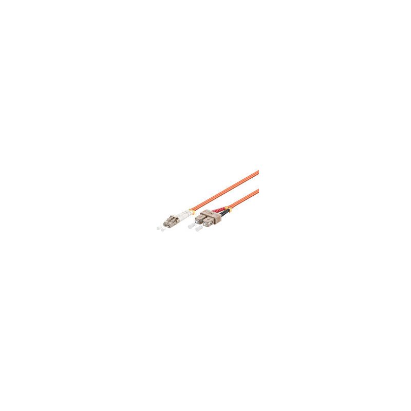 Microconnect 10m LC-SC UPC LSZH câble de fibre optique OM2 Orange