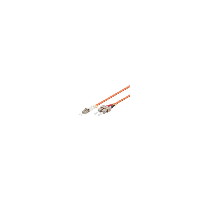 Microconnect 5m LC-SC UPC LSZH câble de fibre optique OM2 Orange