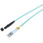 Microconnect FIB432007 câble de fibre optique 7 m LC/UPC MT-RJ OM3 Couleur aqua, Bleu