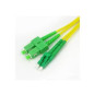 Microconnect 3m LC/APC-SC/APC Singlemode LSZH câble de fibre optique OS1 Jaune