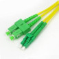 Microconnect FIB436005 câble de fibre optique 5 m LC/APC SC/APC OS1 Jaune