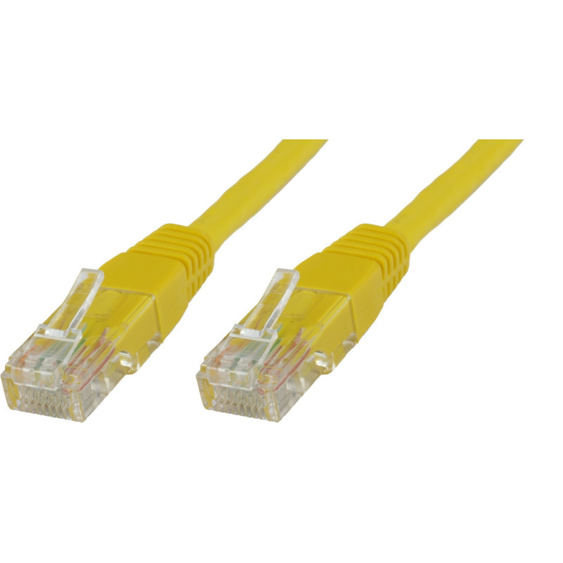 Microconnect B-UTP60025Y câble de réseau Jaune 0,25 m Cat6 U/UTP (UTP)