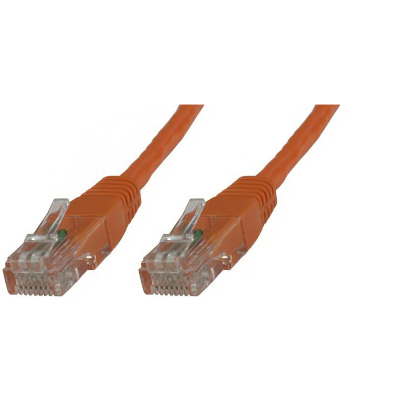 Microconnect B-UTP60025O câble de réseau Orange 0,25 m Cat6 U/UTP (UTP)