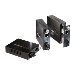 PLANET FST-802 convertisseur de support réseau 100 Mbit/s 1310 nm Multimode Noir